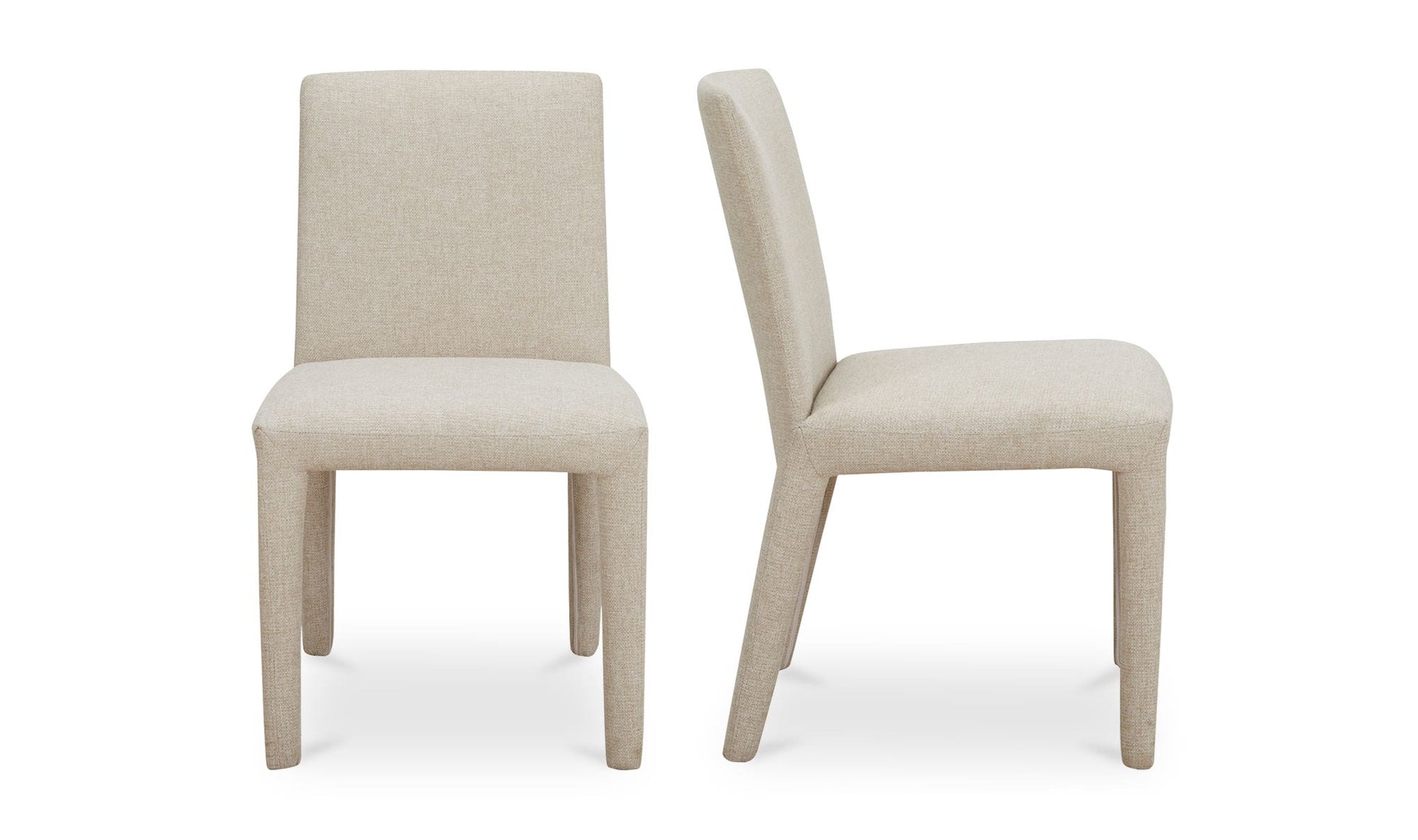 Monte Dining Chair Beige - Set Of Two by Moe's Home Collection - view 8