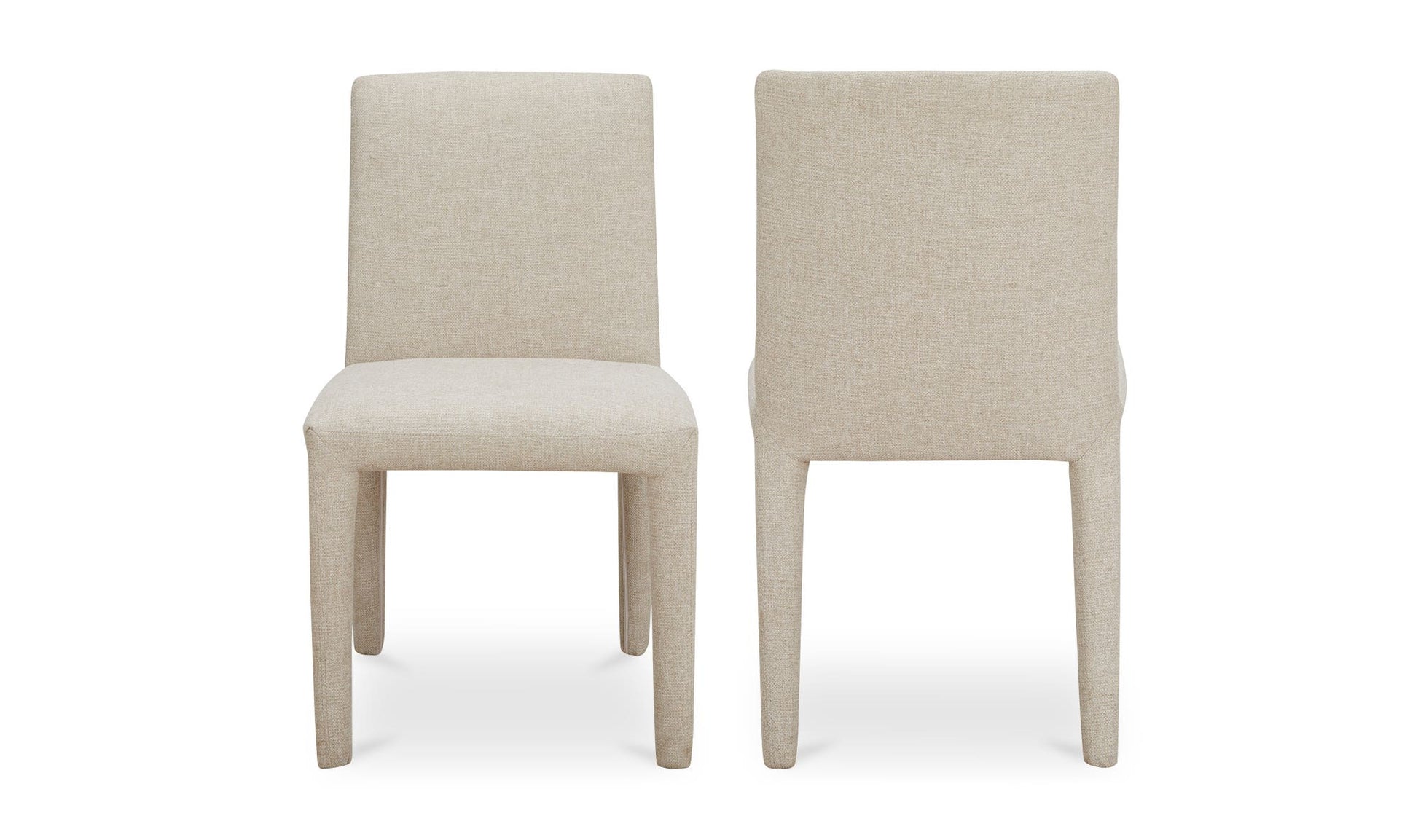 Monte Dining Chair Beige - Set Of Two by Moe's Home Collection - view 9