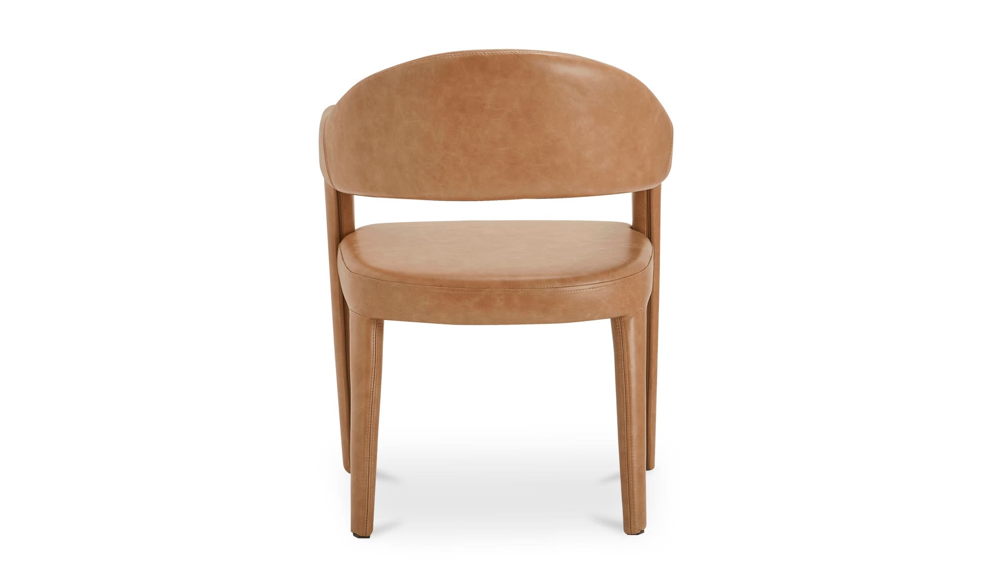 Martens Dining Chair Brown Leather by Moe's Home Collection - view 7
