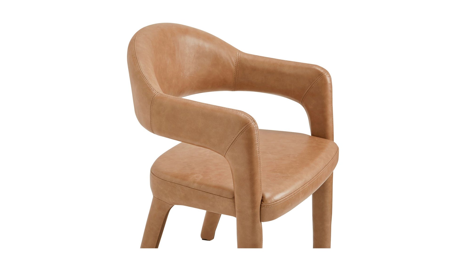 Martens Dining Chair Brown Leather by Moe's Home Collection - view 8