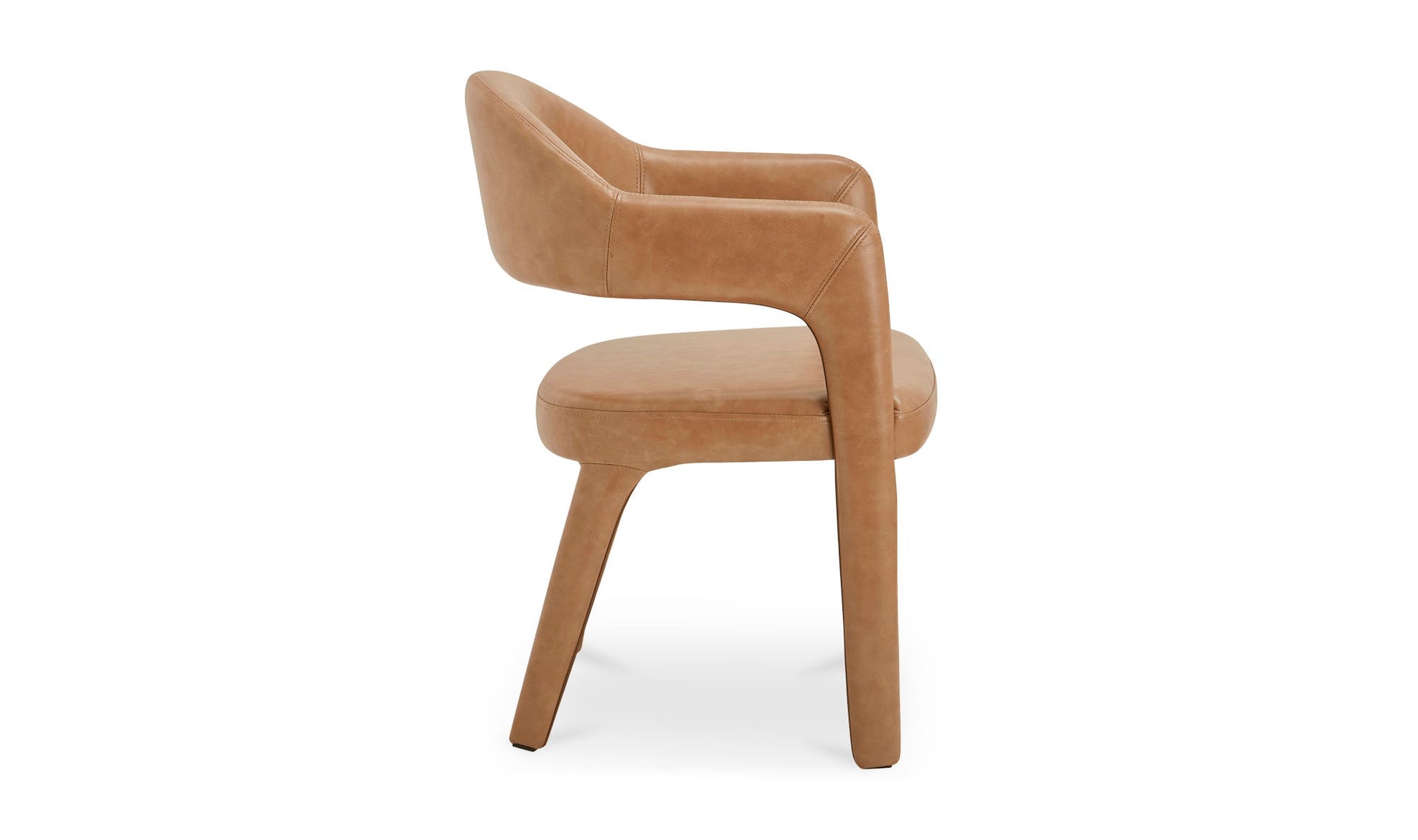 Martens Dining Chair Brown Leather by Moe's Home Collection - view 6