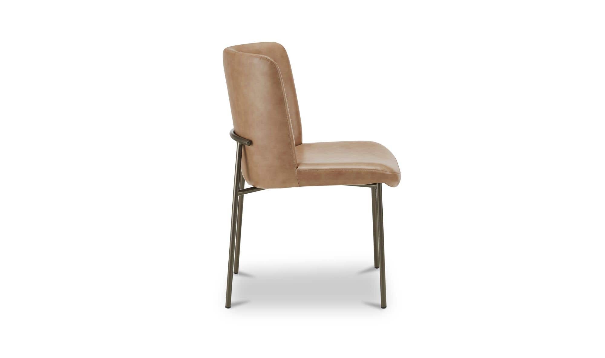 Early Dining Chair Tan Leather-Set Of Two by Moe's Home Collection - view 9