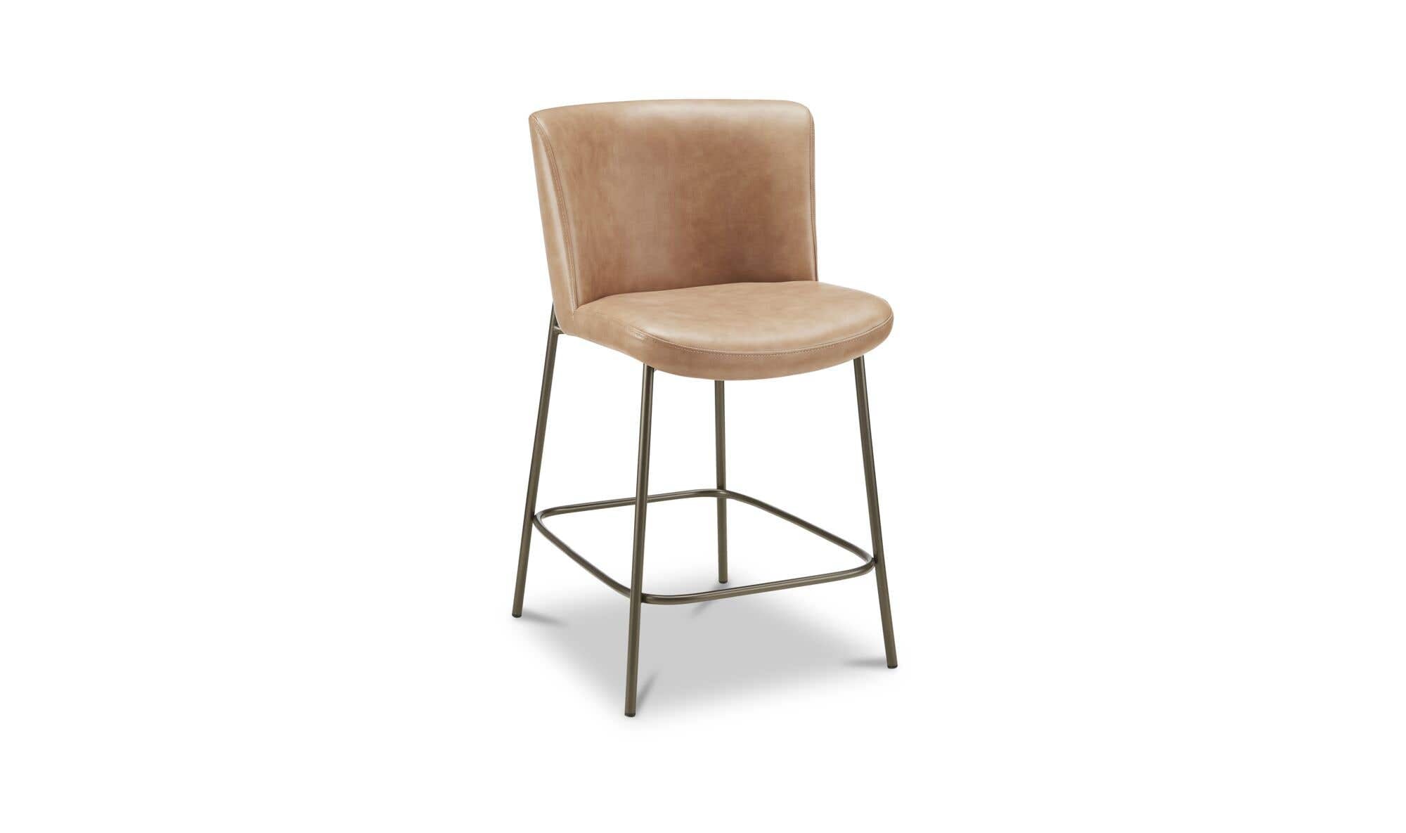 Early Counter Stool Tan Leather by Moe's Home Collection - view 6
