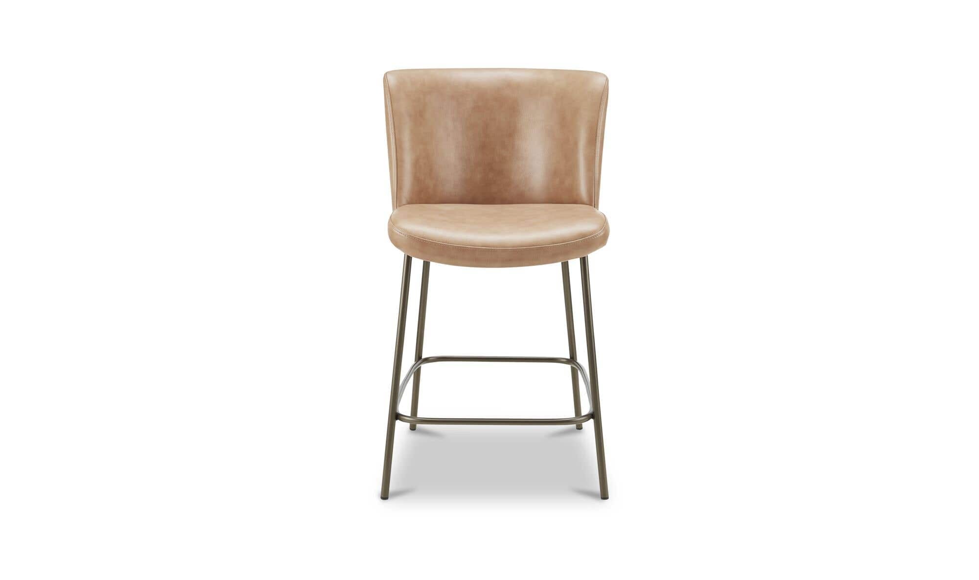 Early Counter Stool Tan Leather by Moe's Home Collection - view 4