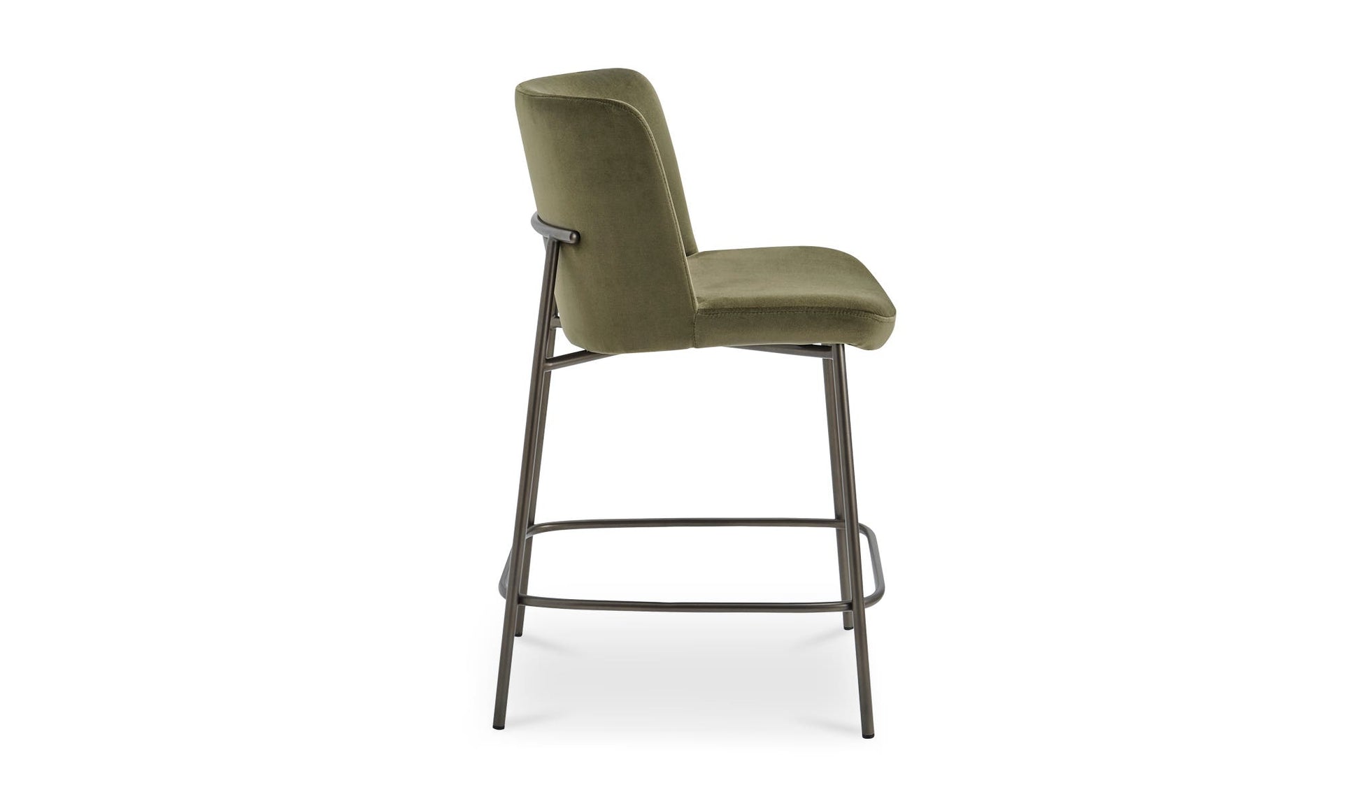 Early Counter Stool Faux Green Mohair by Moe's Home Collection - view 11