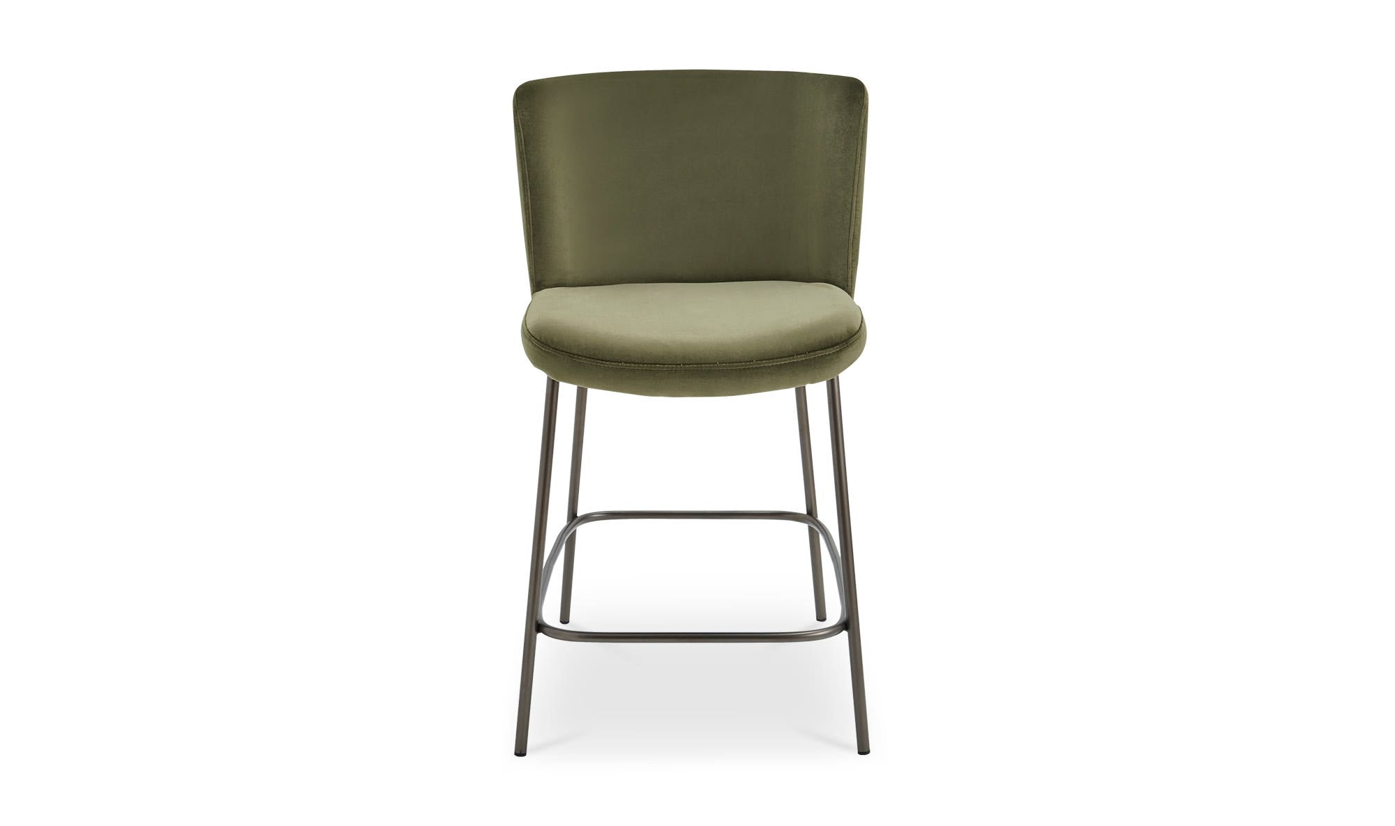 Early Counter Stool Faux Green Mohair by Moe's Home Collection - view 6