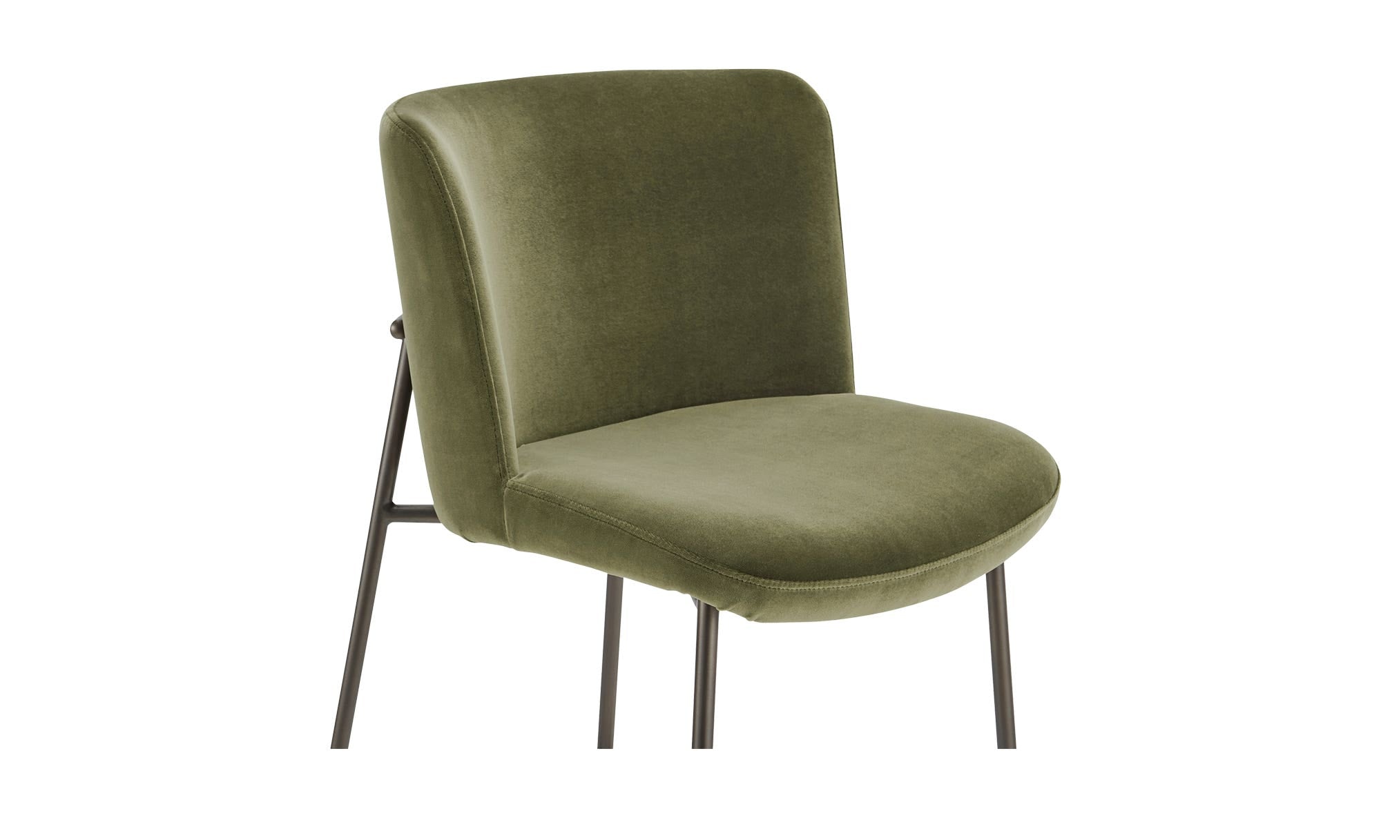 Early Bar Stool Faux Green Mohair by Moe's Home Collection - view 9
