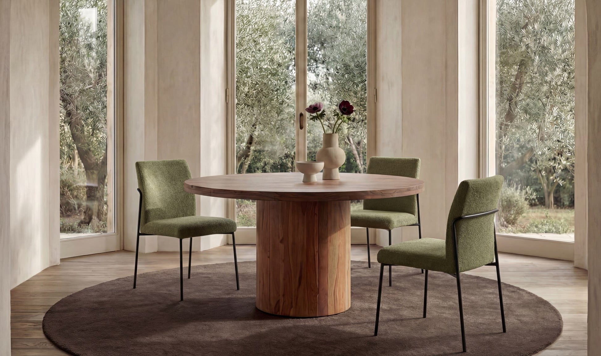 Danny Dining Chair Green-Set Of Two by Moe's Home Collection - view 4