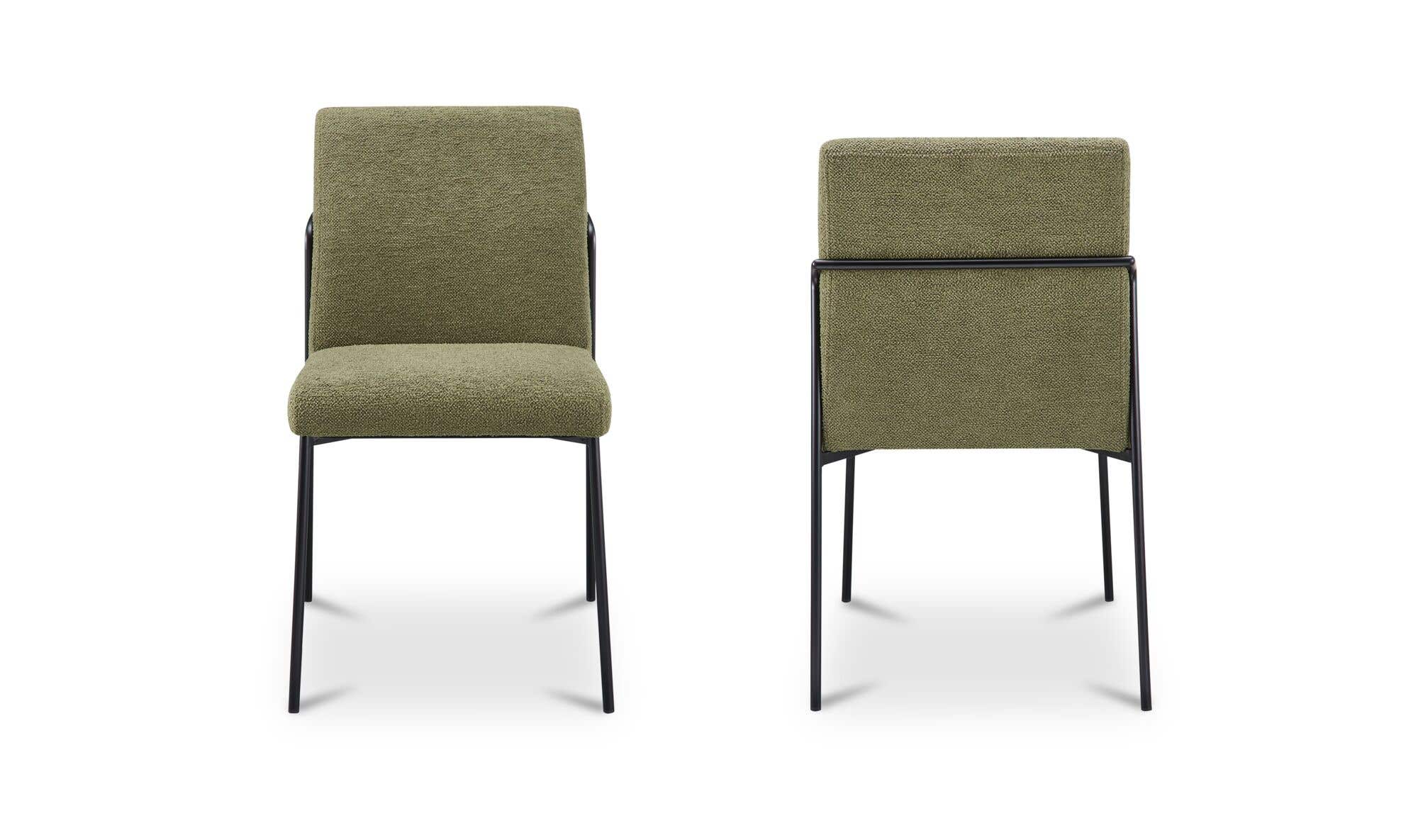Danny Dining Chair Green-Set Of Two by Moe's Home Collection - view 6