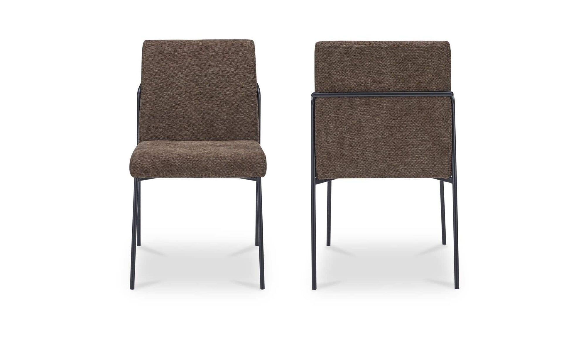 Danny Dining Chair Dark Brown Set of Two by Moe's Home Collection - view 7