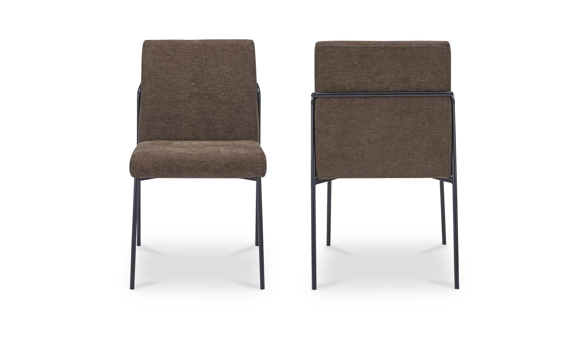 Danny Dining Chair Dark Brown Set of Two by Moe's Home Collection - view 7