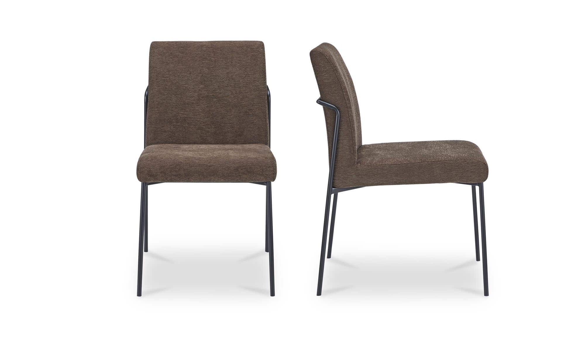 Danny Dining Chair Dark Brown Set of Two by Moe's Home Collection - view 6