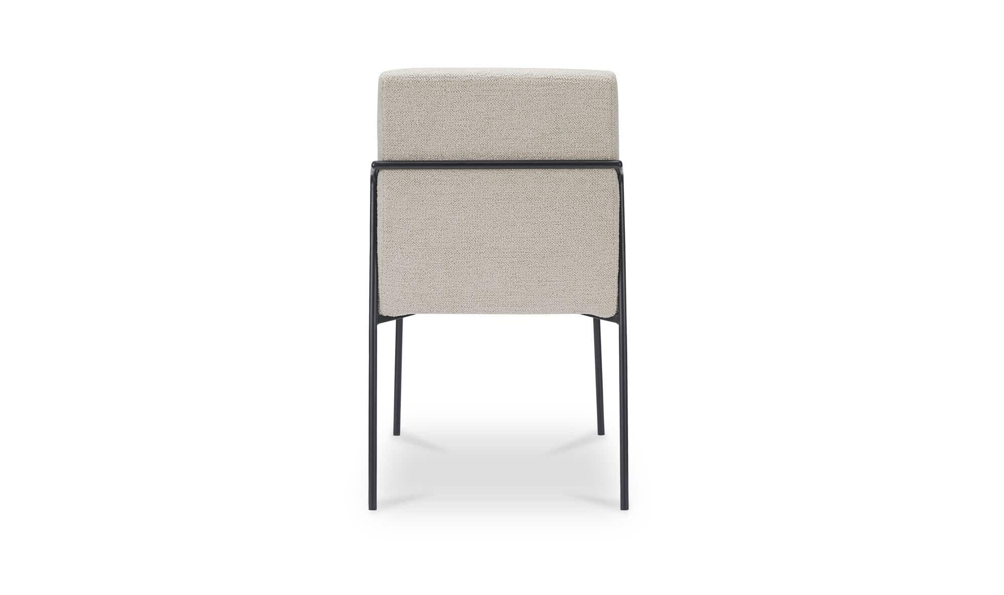 Danny Dining Chair Ivory Set of Two by Moe's Home Collection - view 11