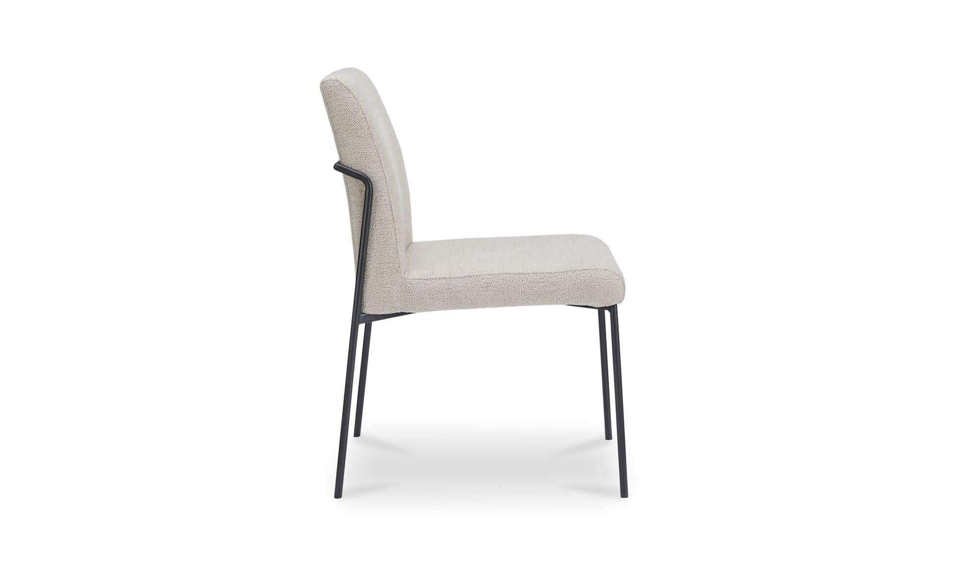 Danny Dining Chair Ivory Set of Two by Moe's Home Collection - view 10