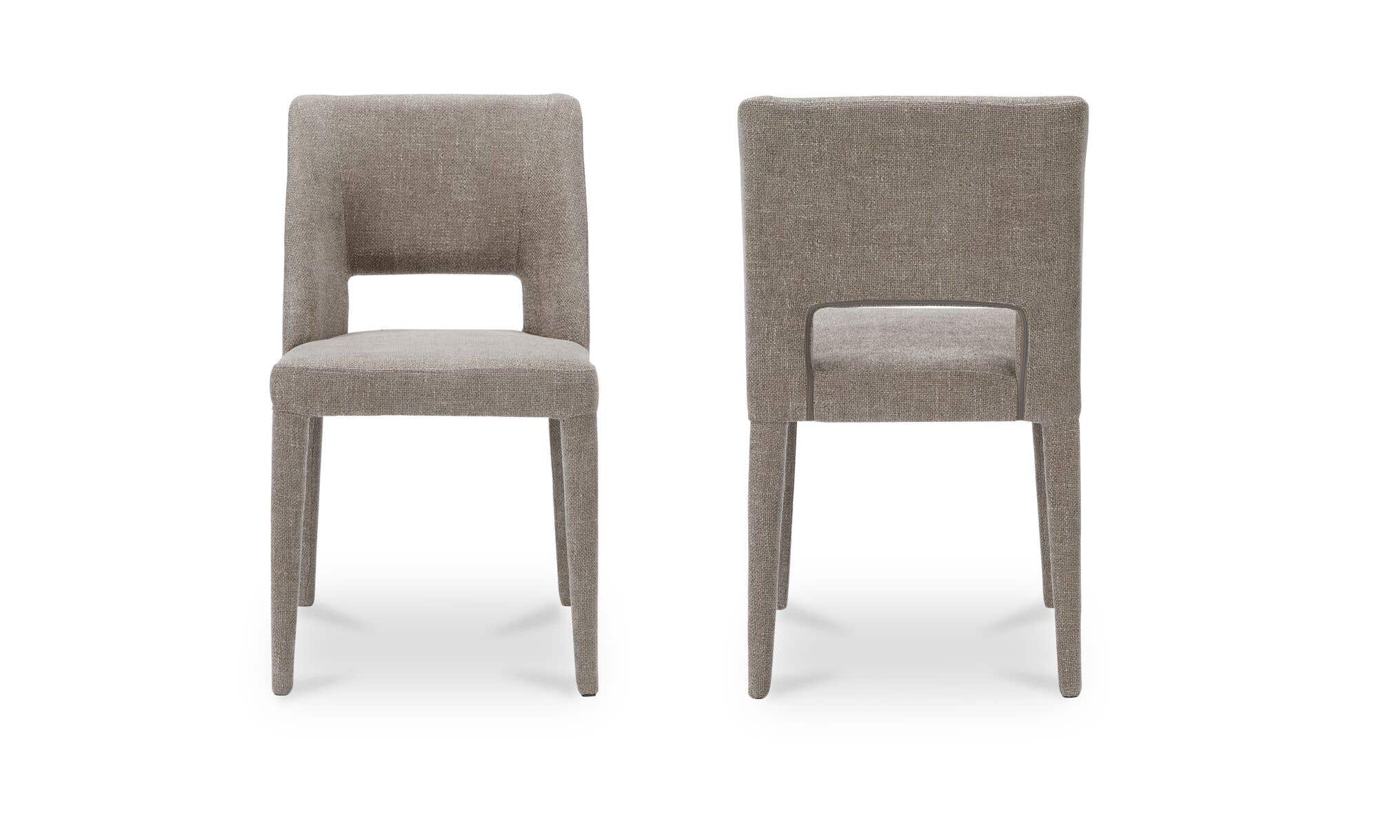 Joyce Dining Chair Light Brown-Set of Two by Moe's Home Collection - view 5