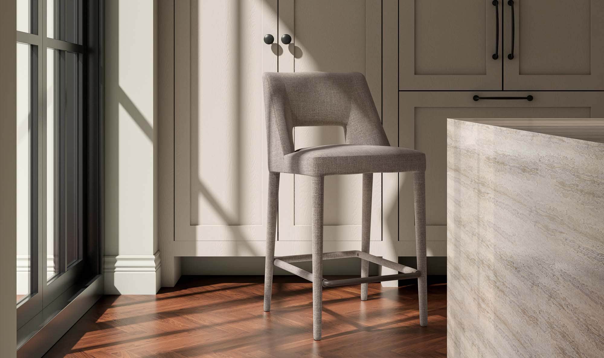 Joyce Counter Stool Light Brown by Moe's Home Collection - view 5