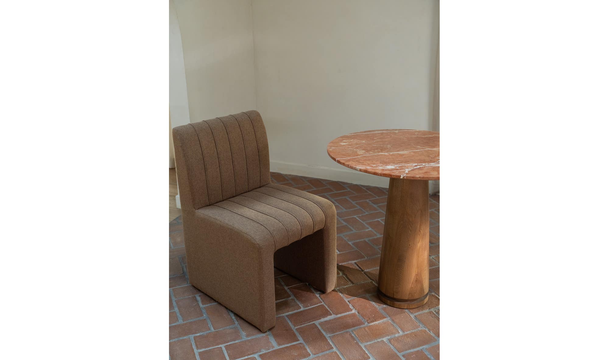 Sally Dining Chair Light Brown by Moe's Home Collection - view 9