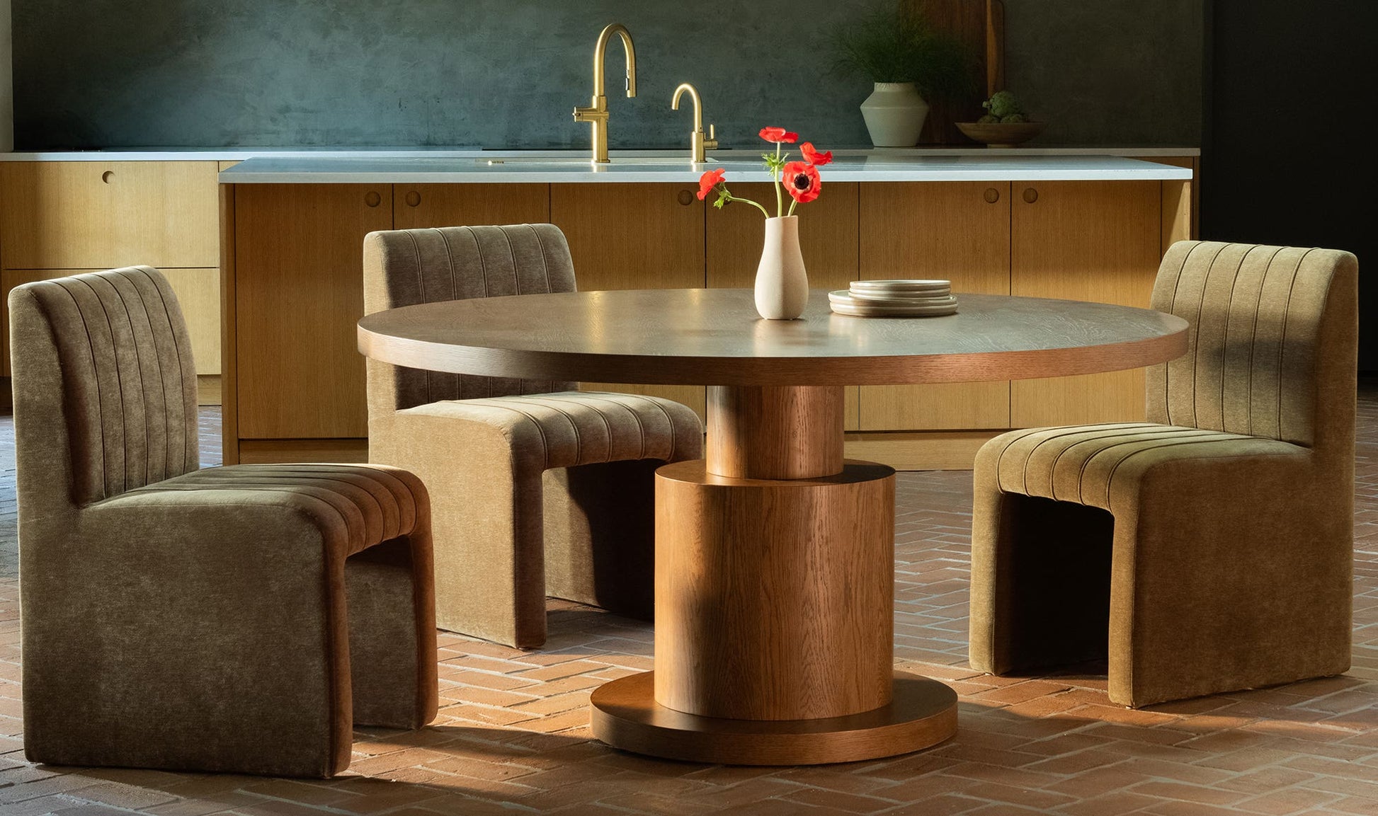 Sally Dining Chair Cedar Green by Moe's Home Collection - view 6