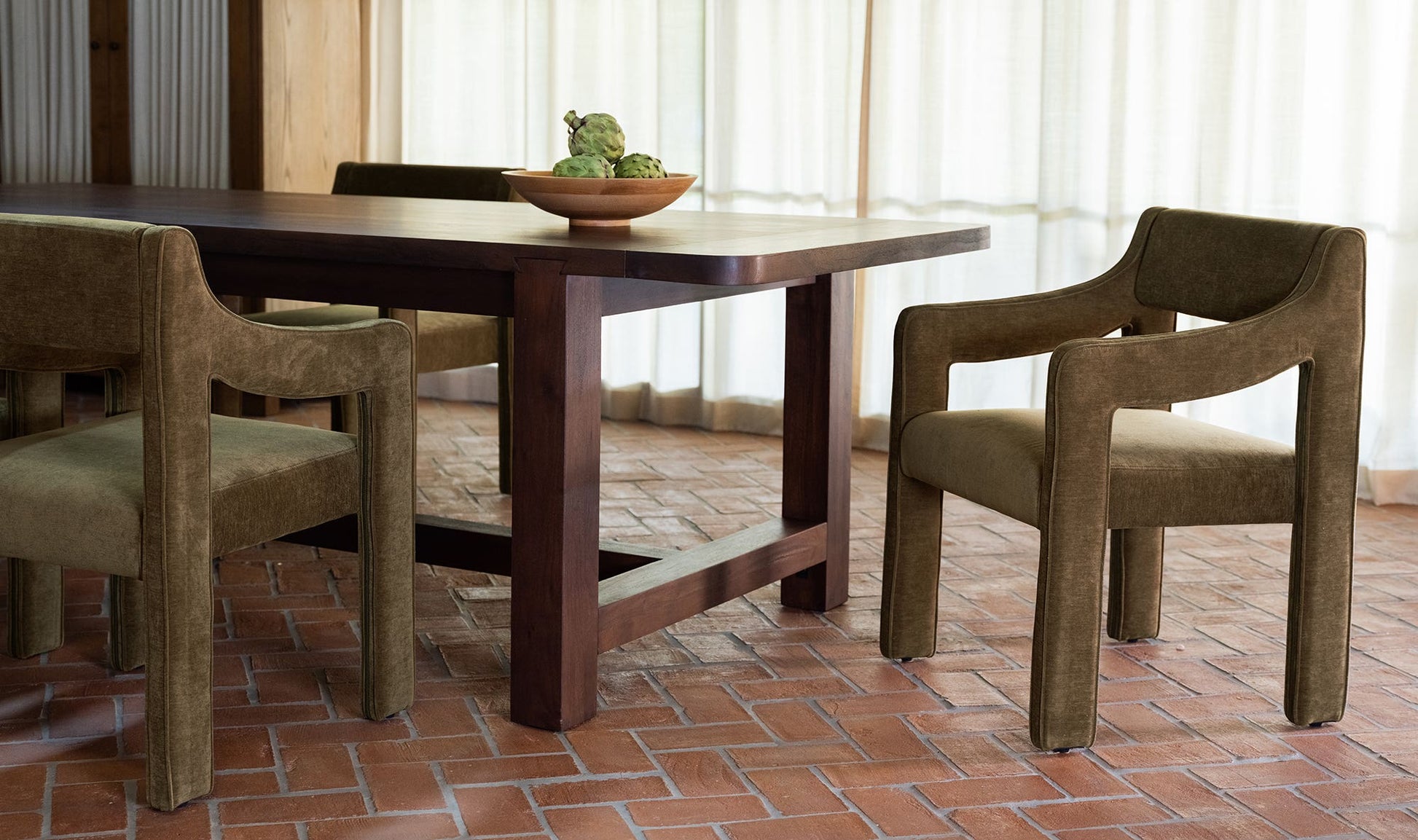 Elise Dining Chair Cedar Green by Moe's Home Collection - view 8