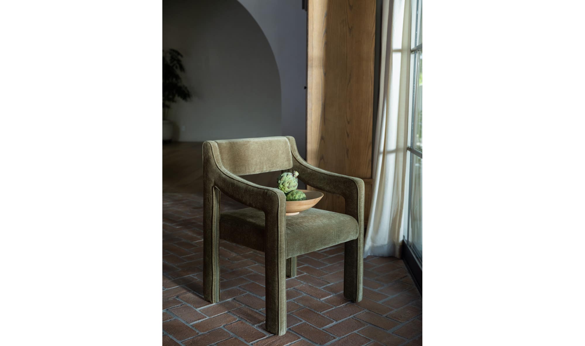 Elise Dining Chair Cedar Green by Moe's Home Collection - view 11