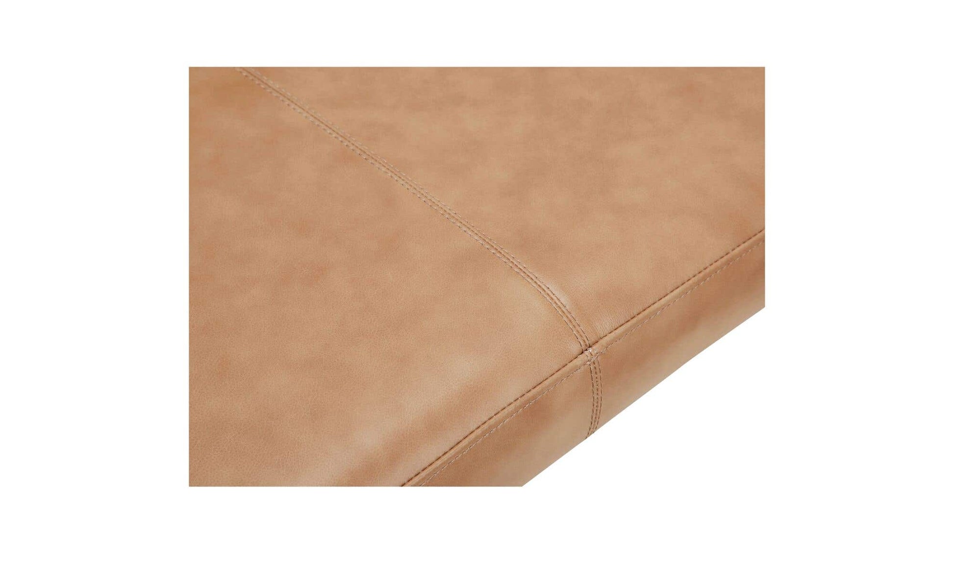 Martens Dining Bench Tan Leather by Moe's Home Collection - view 7
