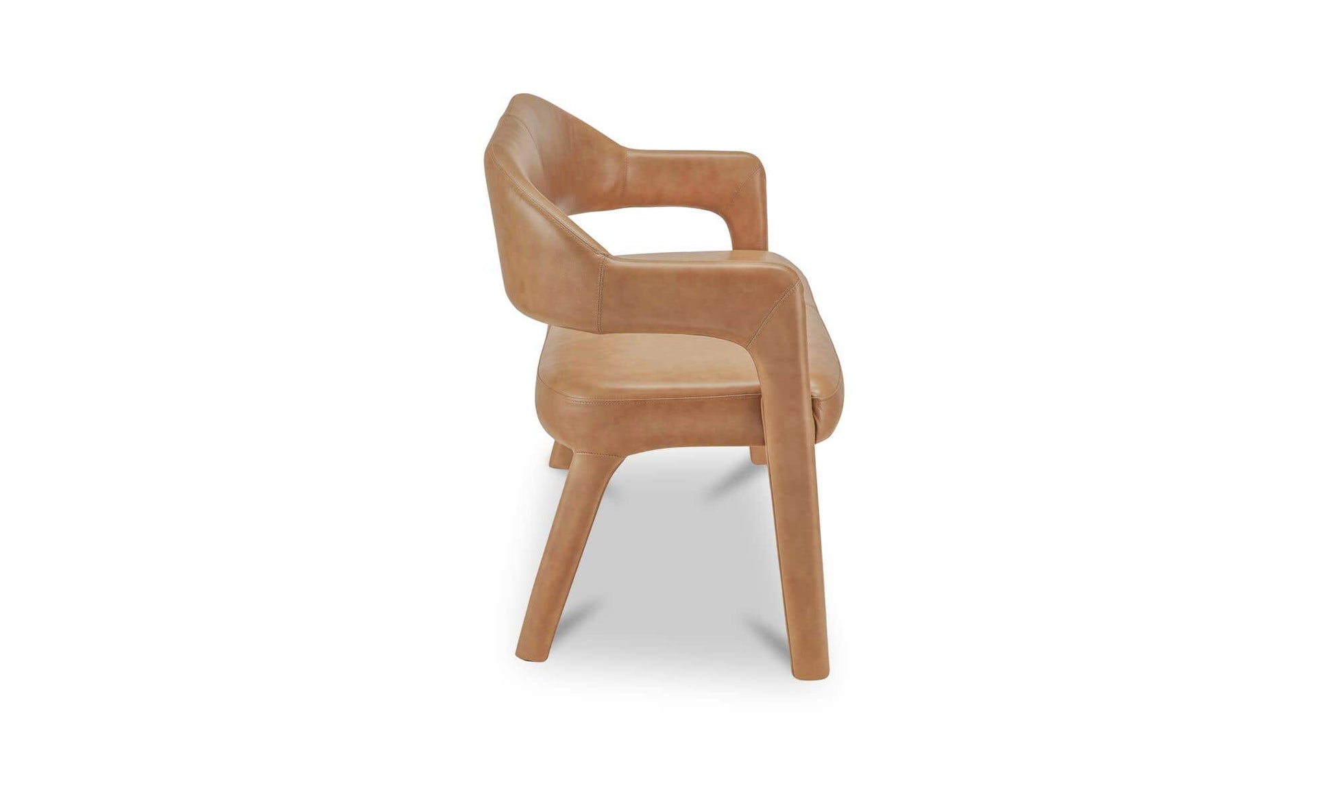 Martens Dining Bench Tan Leather by Moe's Home Collection - view 6