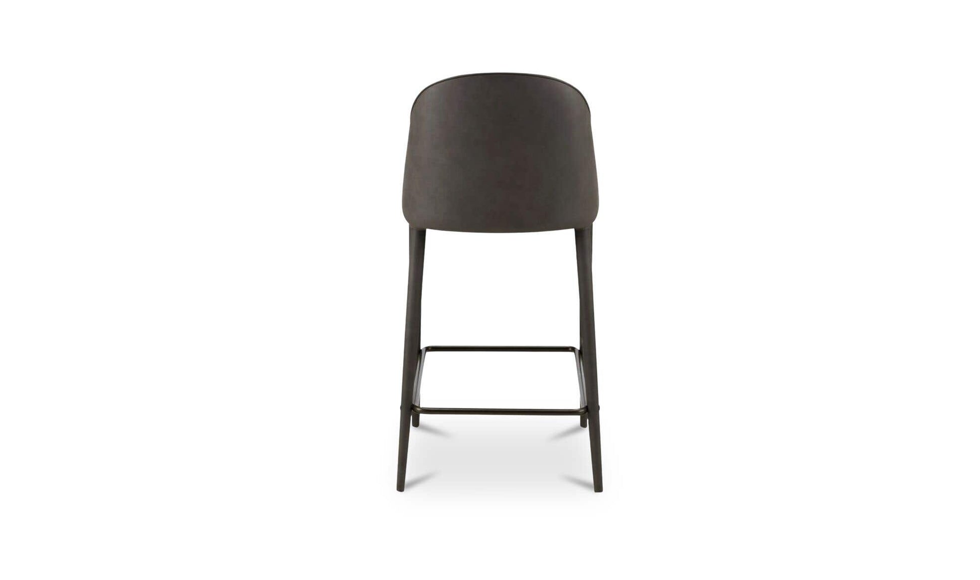 Burton Counter Stool Grey Vegan Leather by Moe's Home Collection - view 6