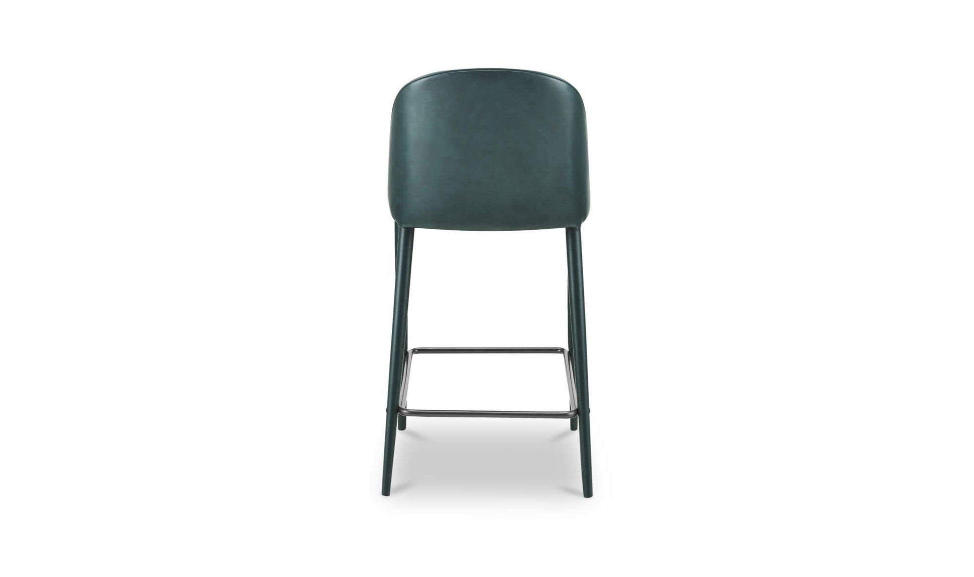 Burton Counter Stool Dark Teal Vegan Leather by Moe's Home Collection - view 8