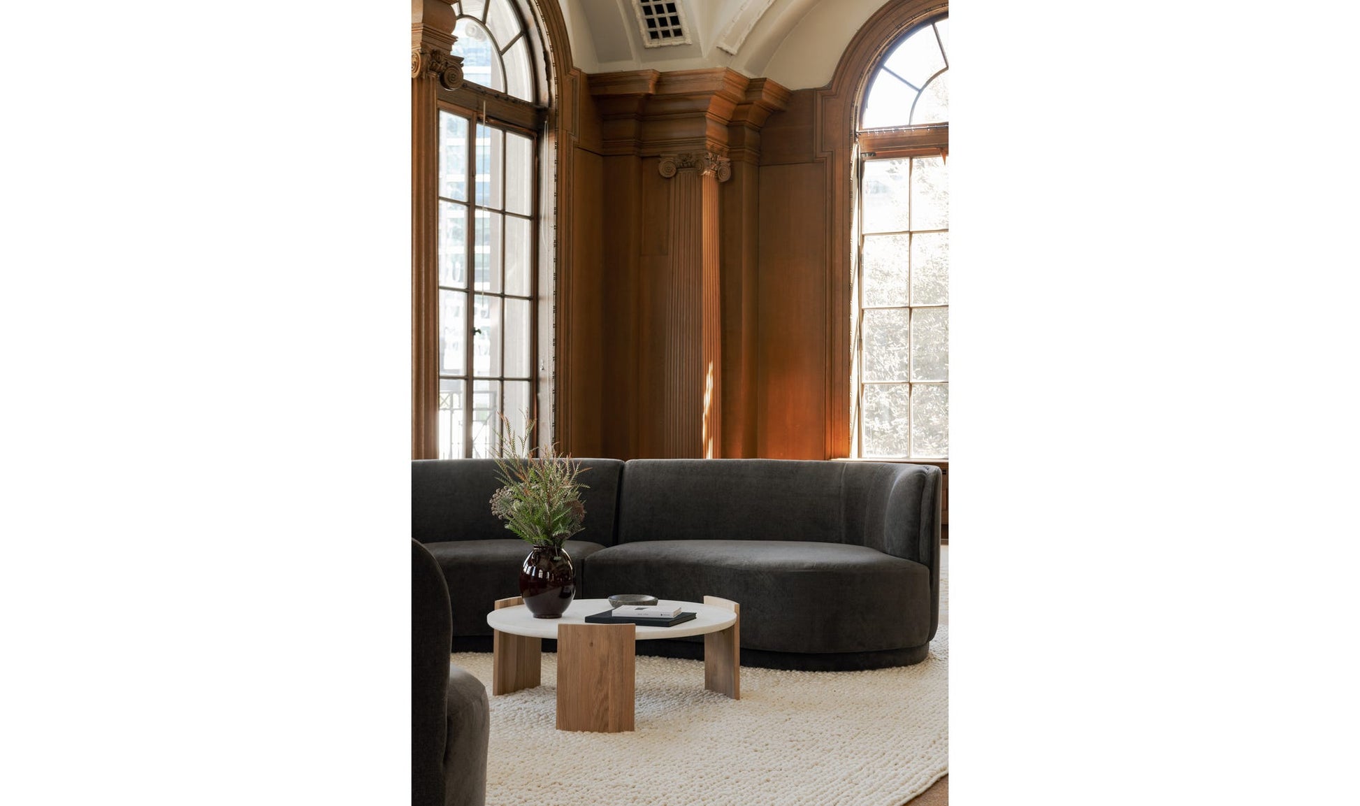 Dala Coffee Table White by Moe's Home Collection - view 5