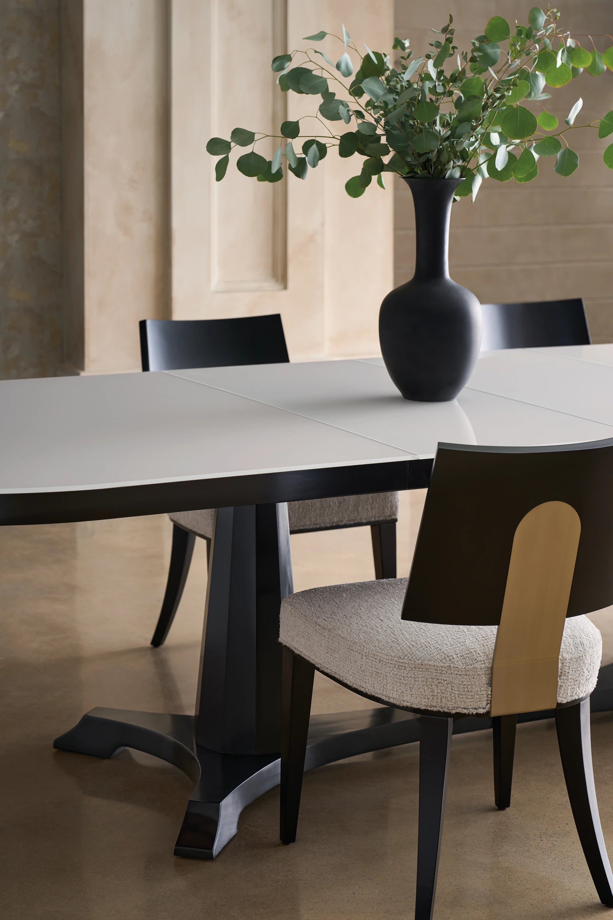 Bordeaux Almost Black Dining Table 90" by Caracole - view 4