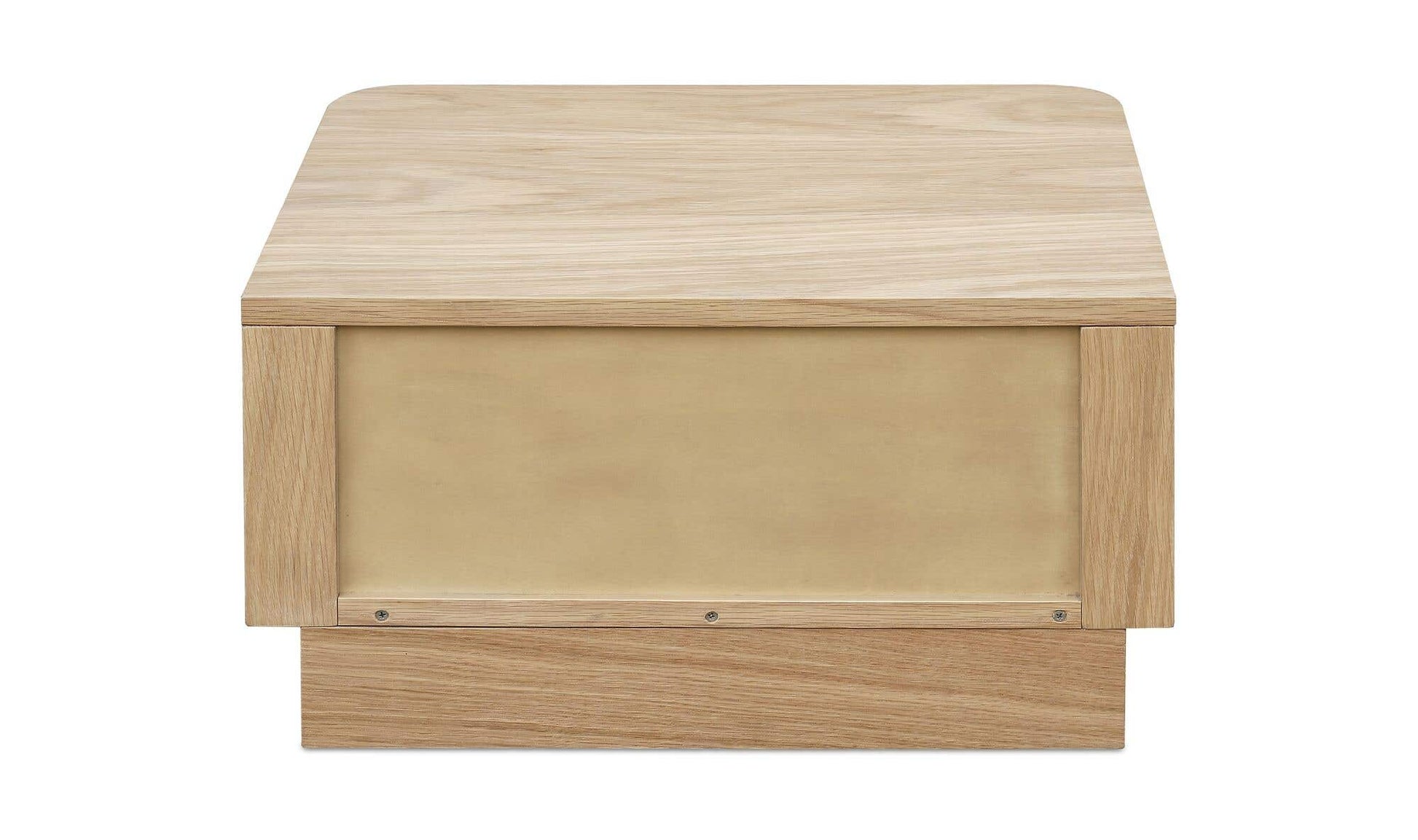 Round Off Small Nightstand Light Oak Brown by Moe's Home Collection - view 15