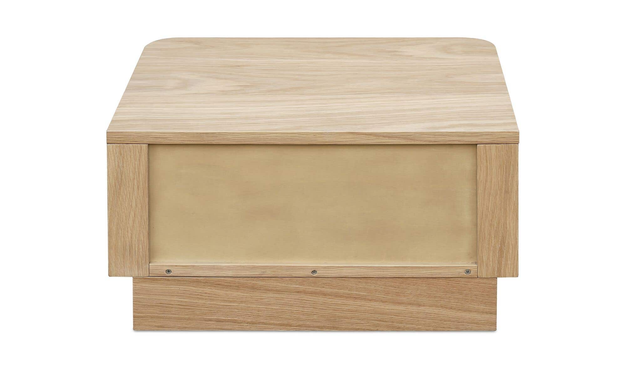 Round Off Small Nightstand Light Oak Brown by Moe's Home Collection - view 15