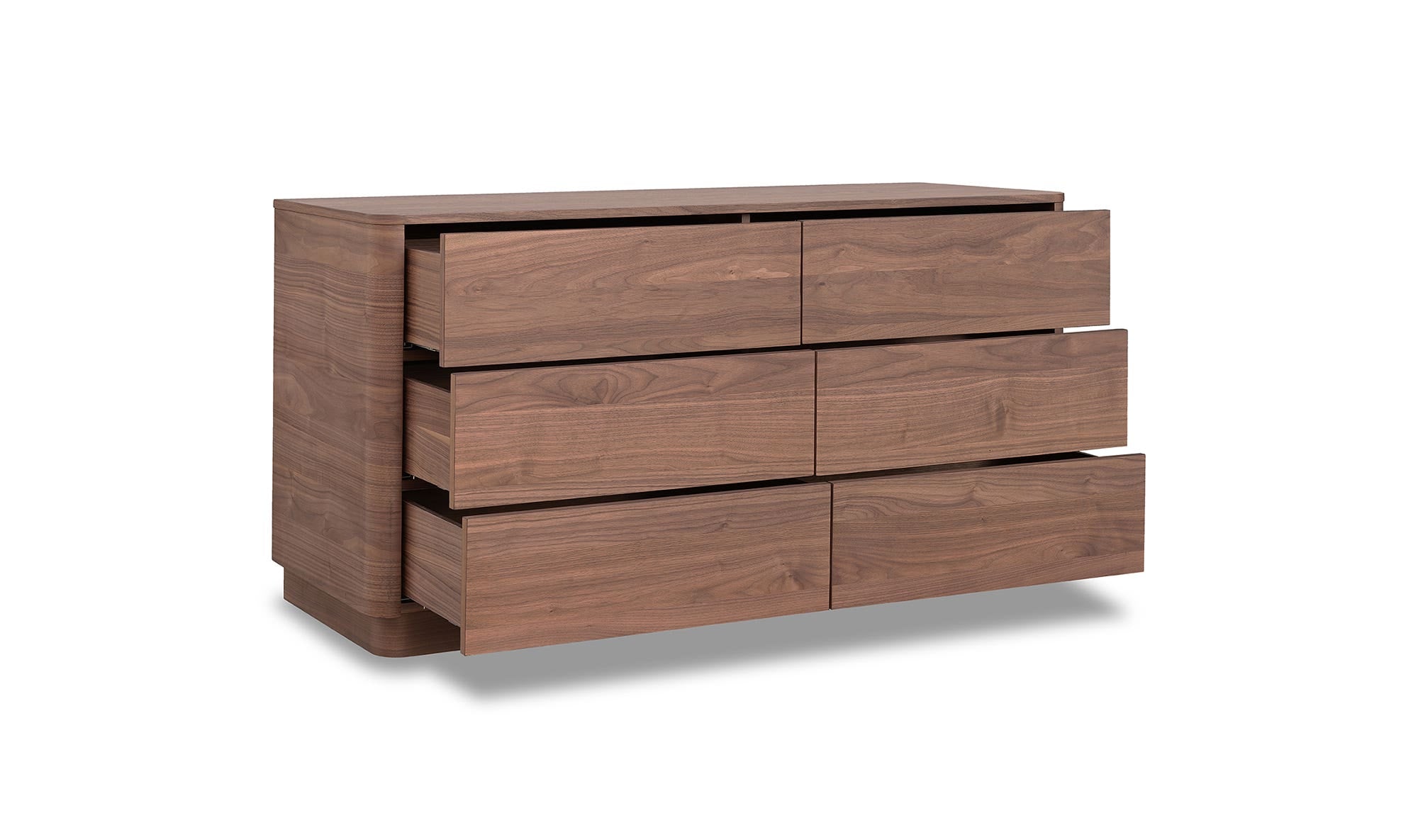 Round Off Dresser Walnut Brown by Moe's Home Collection - view 15
