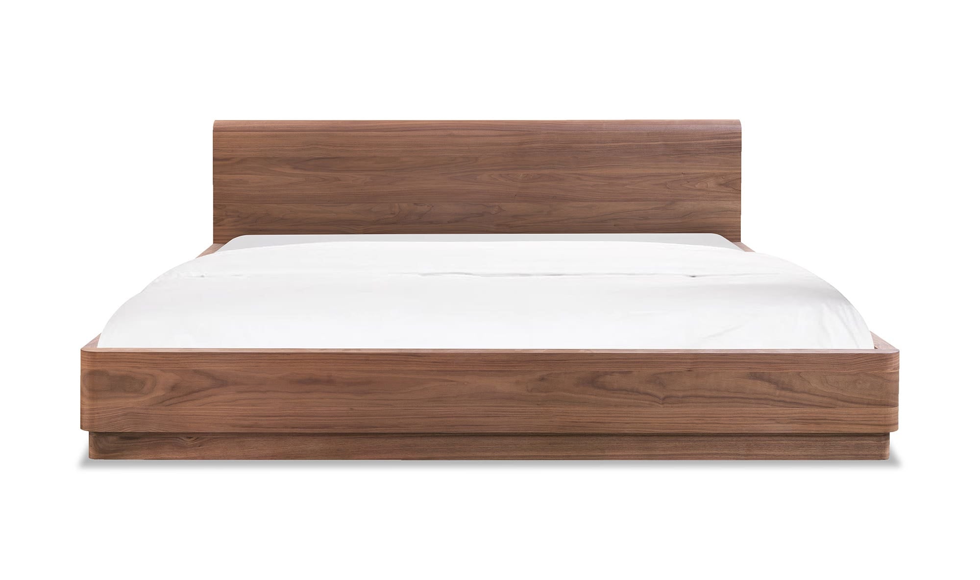 Round Off Queen Bed Walnut Brown by Moe's Home Collection - view 15
