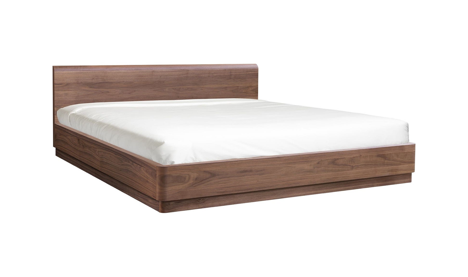 Round Off Queen Bed Walnut Brown by Moe's Home Collection - view 16
