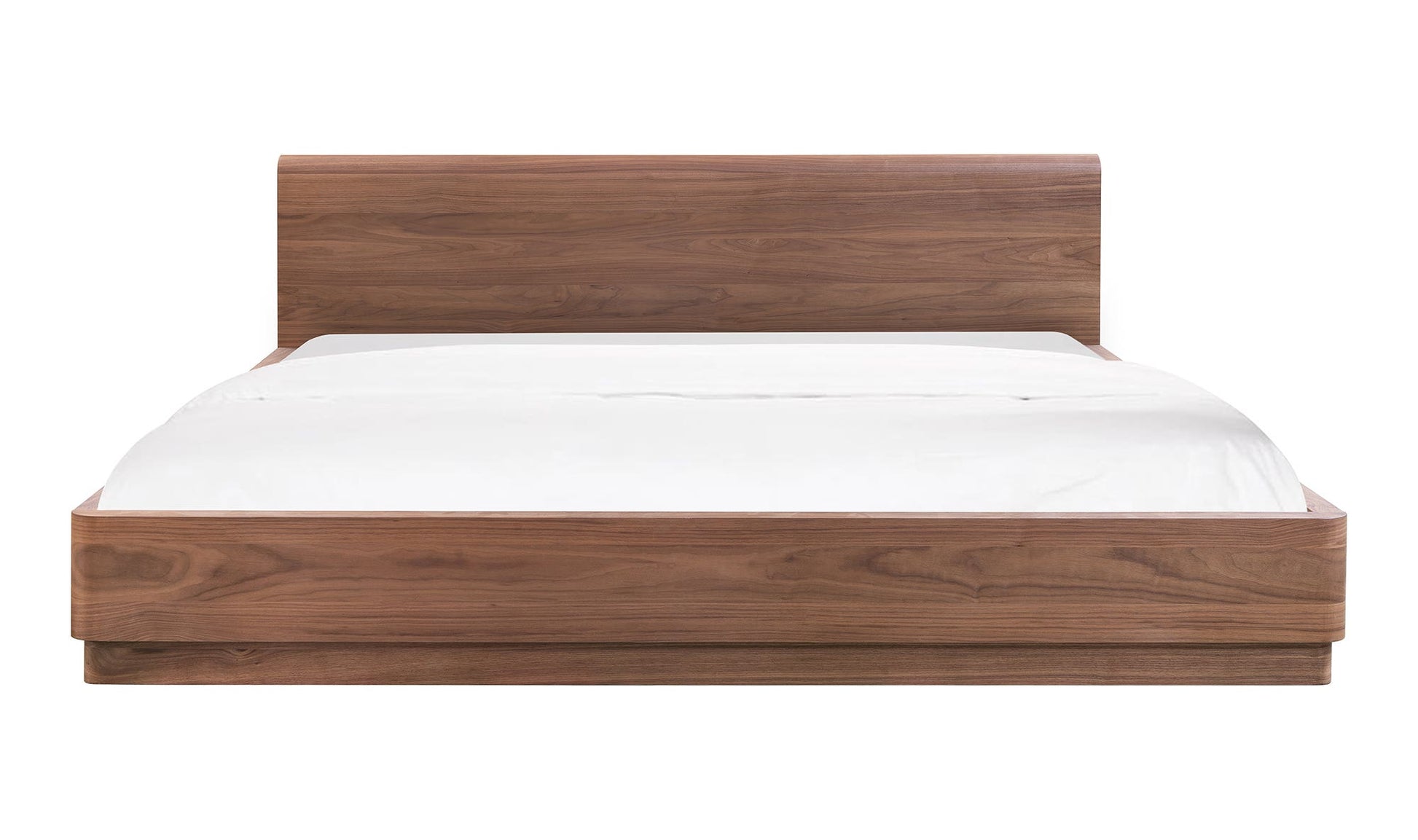 Round Off King Bed Walnut Brown by Moe's Home Collection - view 15
