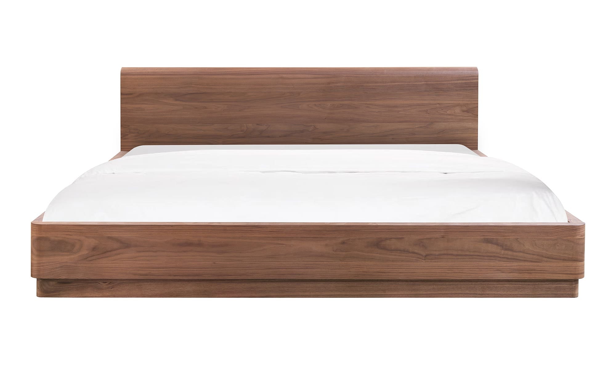 Round Off King Bed Walnut Brown by Moe's Home Collection - view 15