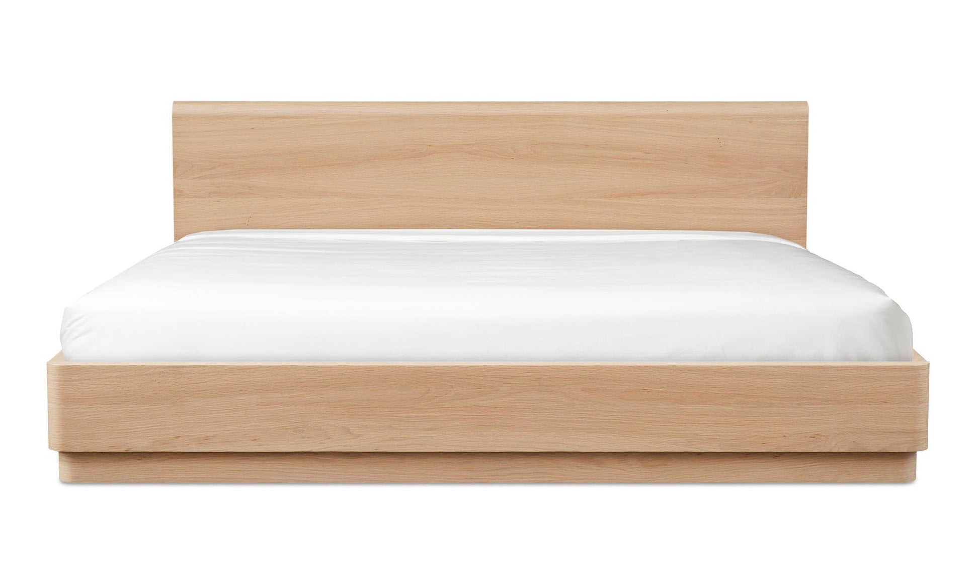 Round Off King Bed Light Oak Brown by Moe's Home Collection - view 12