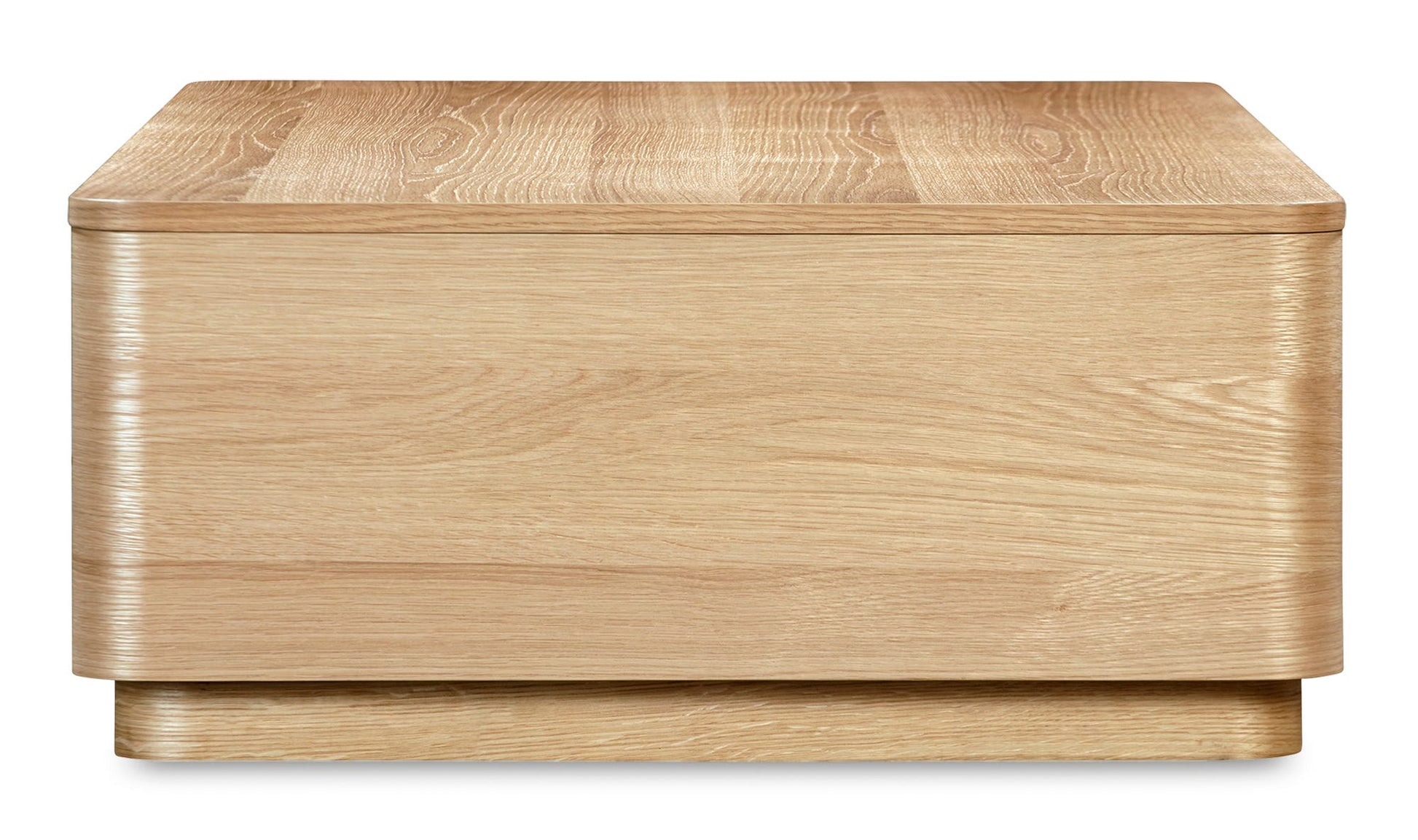 Round Off Coffee Table Natural Oak by Moe's Home Collection - view 10