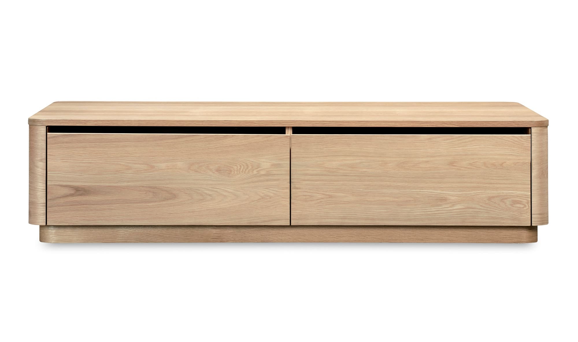 Round Off Coffee Table Natural Oak by Moe's Home Collection - view 11