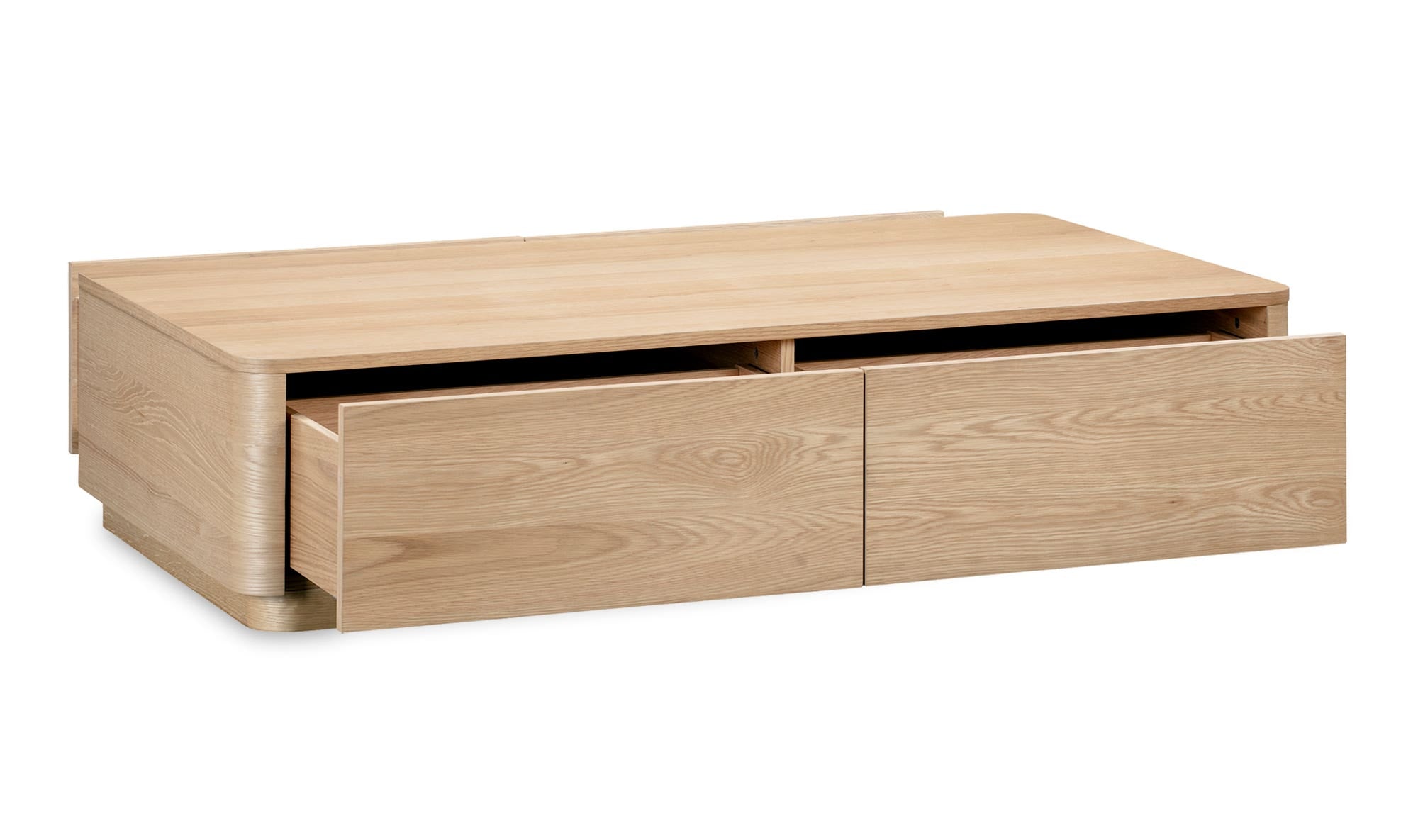 Round Off Coffee Table Natural Oak by Moe's Home Collection - view 12