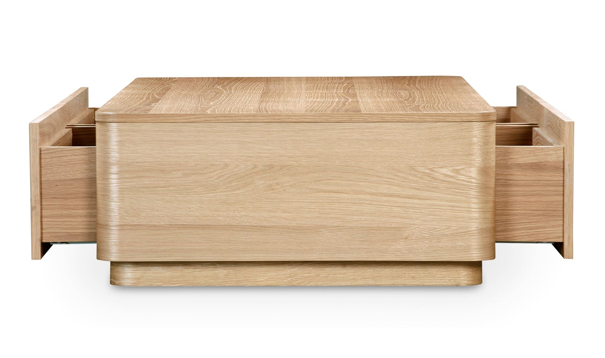 Round Off Coffee Table Natural Oak by Moe's Home Collection - view 14