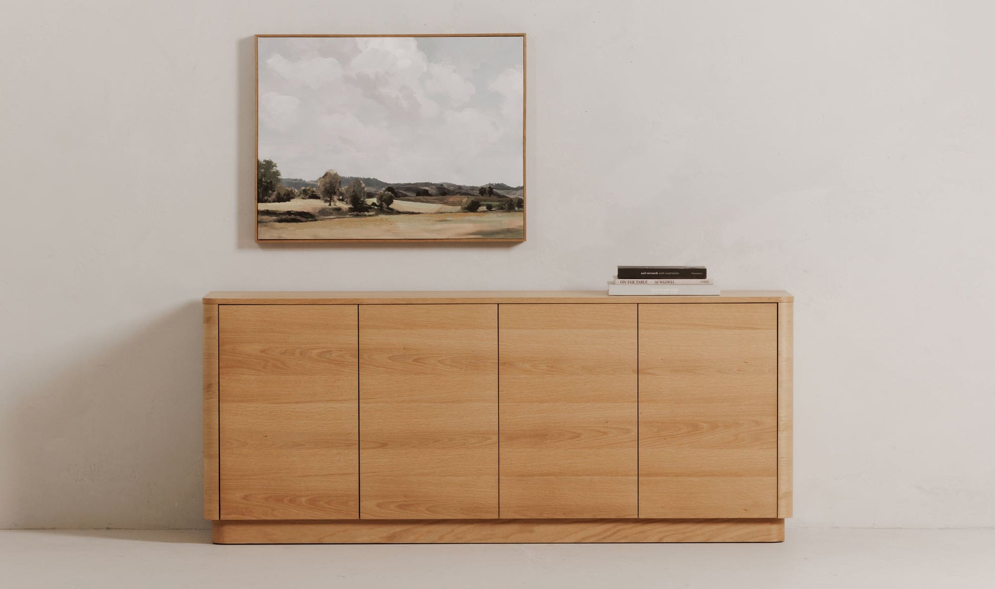 Round Off Sideboard Natural Oak by Moe's Home Collection - view 6