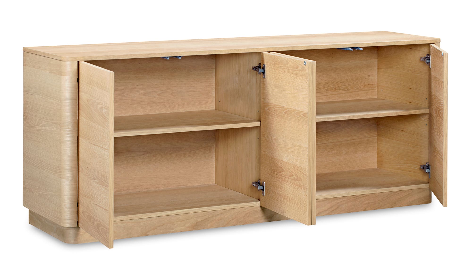 Round Off Sideboard Natural Oak by Moe's Home Collection - view 12