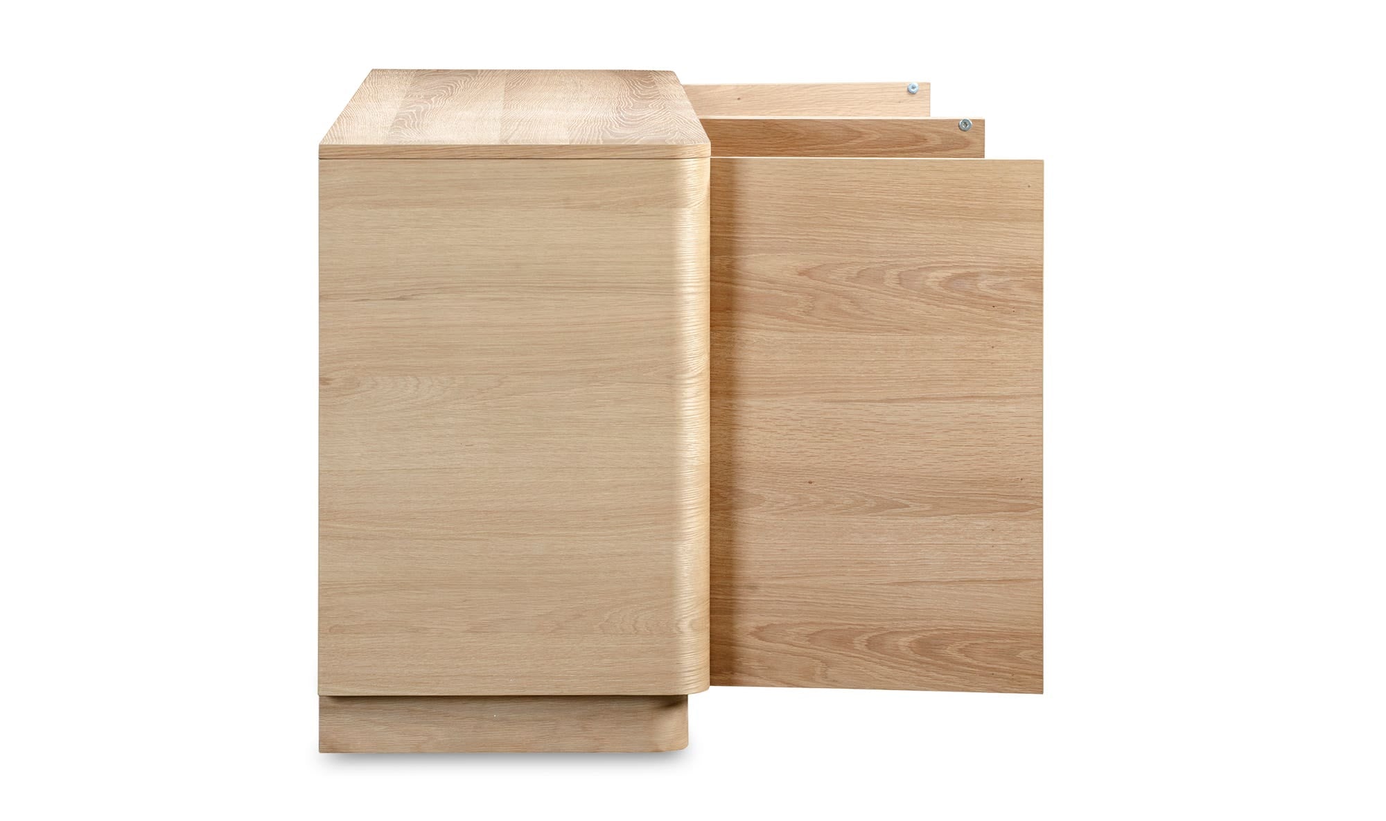 Round Off Sideboard Natural Oak by Moe's Home Collection - view 13