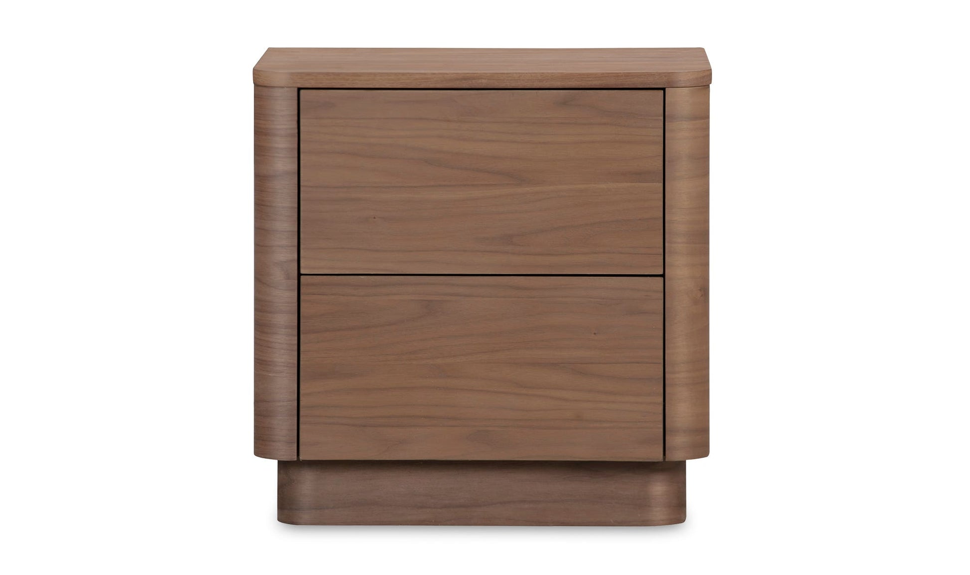Round Off Tall Nightstand Walnut Brown by Moe's Home Collection - view 5