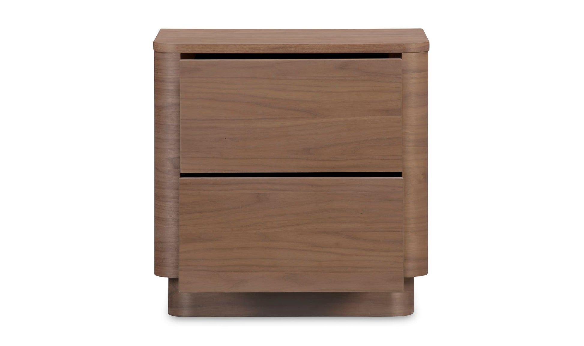 Round Off Tall Nightstand Walnut Brown by Moe's Home Collection - view 8