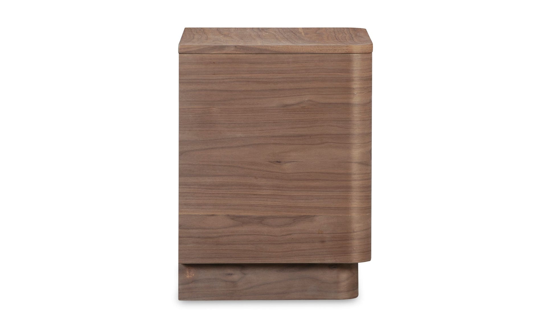 Round Off Tall Nightstand Walnut Brown by Moe's Home Collection - view 12