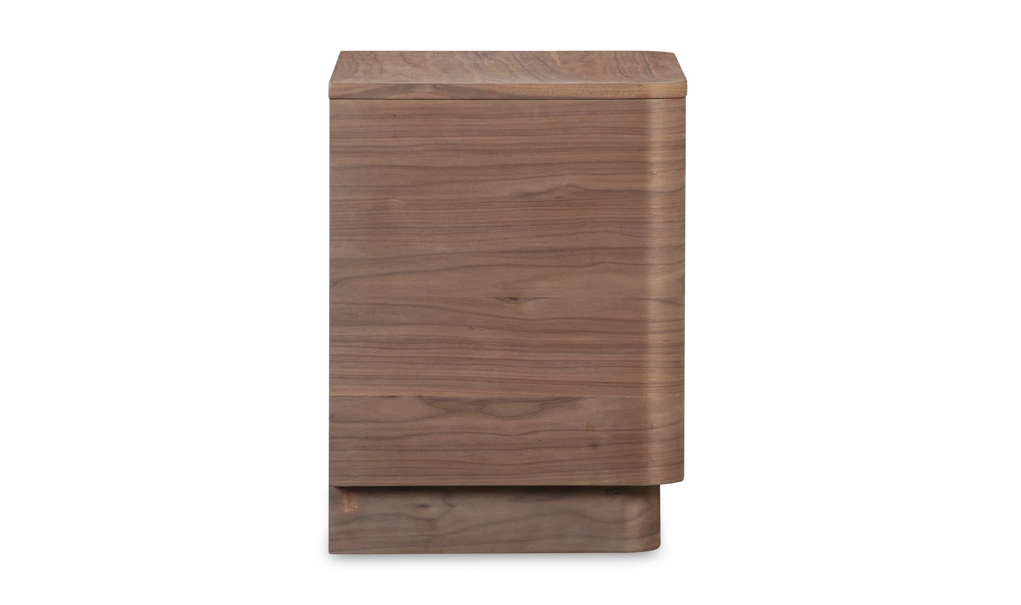 Round Off Tall Nightstand Walnut Brown by Moe's Home Collection - view 12