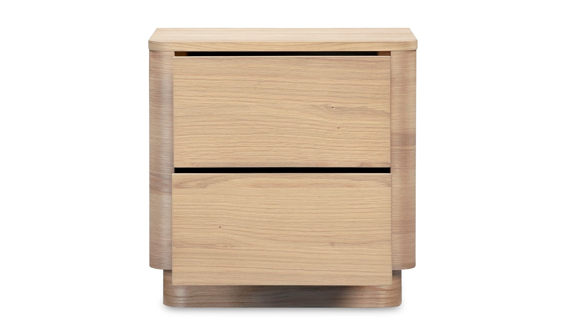 Round Off Tall Nightstand Natural Oak by Moe's Home Collection - view 8